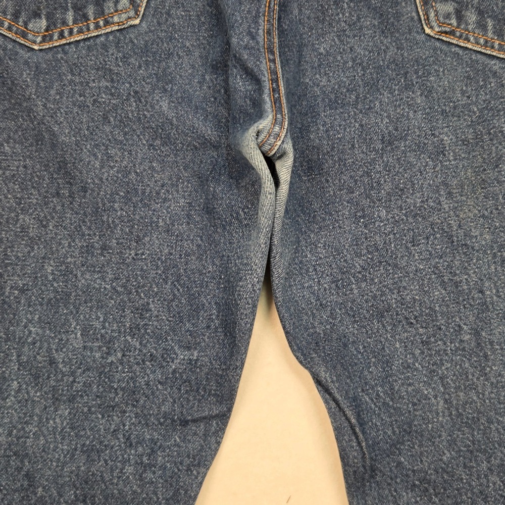Vtg Y2K Levi's 505 Jeans Mens 36x32 Blue Made in USA Straight Leg Denim 2000 - Picture 10 of 16